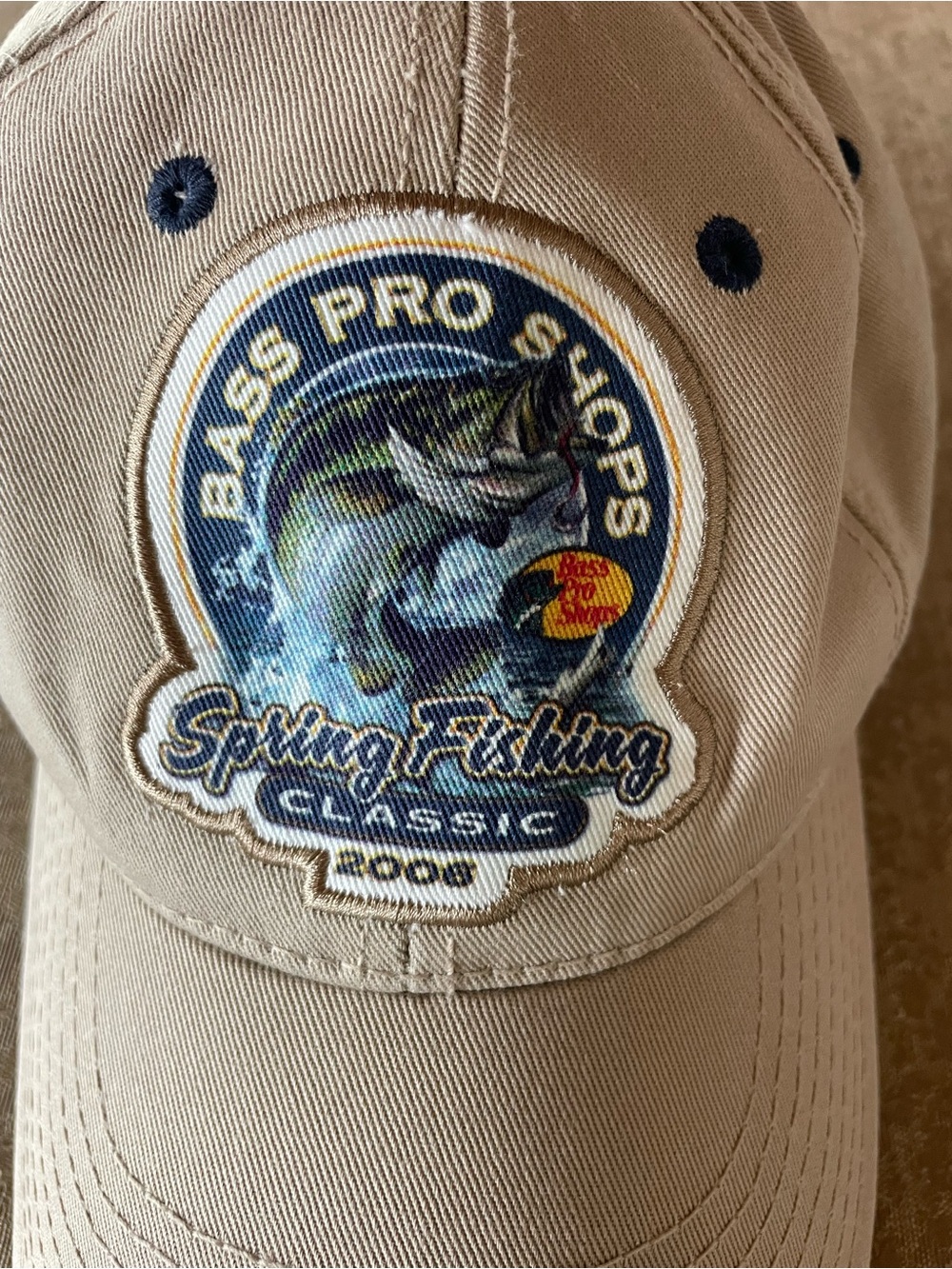 Bass Pro Shops 2006 Spring Fishing Classic Hat Cap Adjustable Baseball Khaki